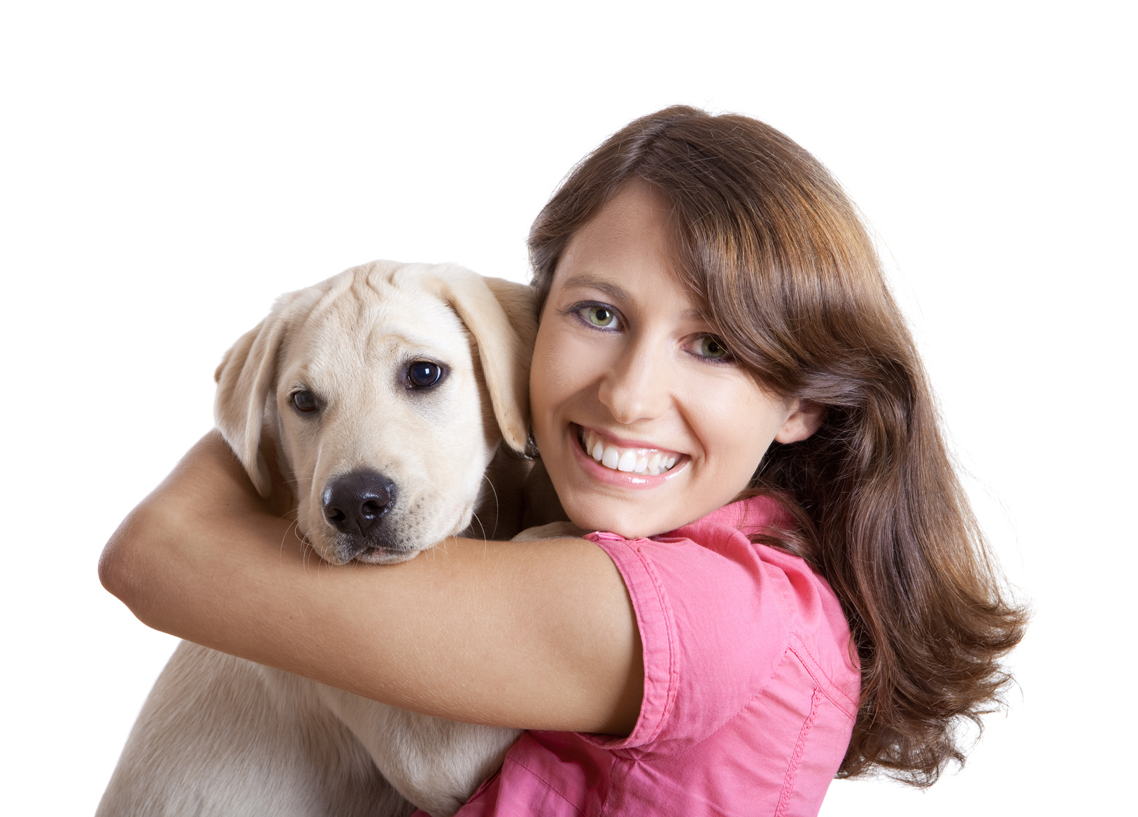 Woman and Puppy