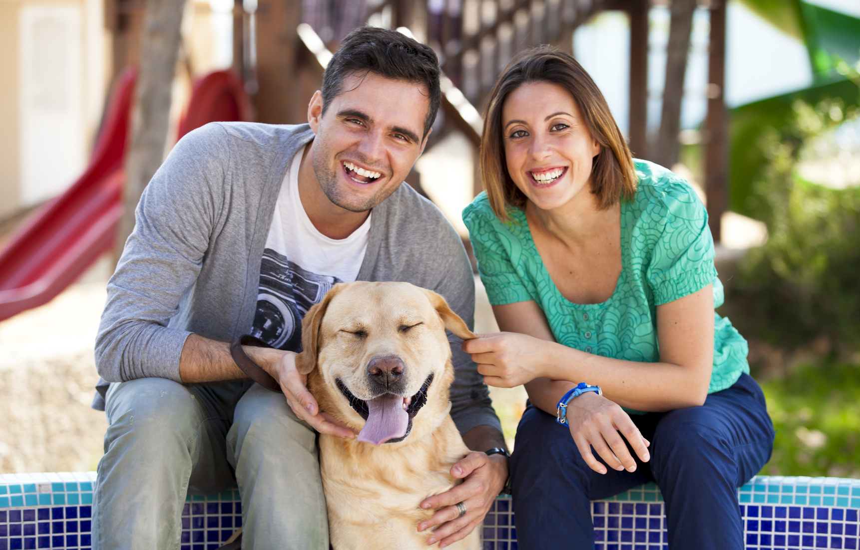 Couple With Dog